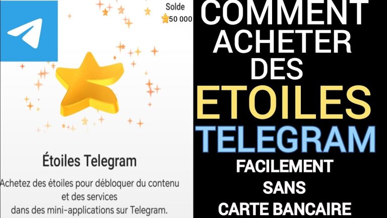 Comment acheter des étoiles telegram star