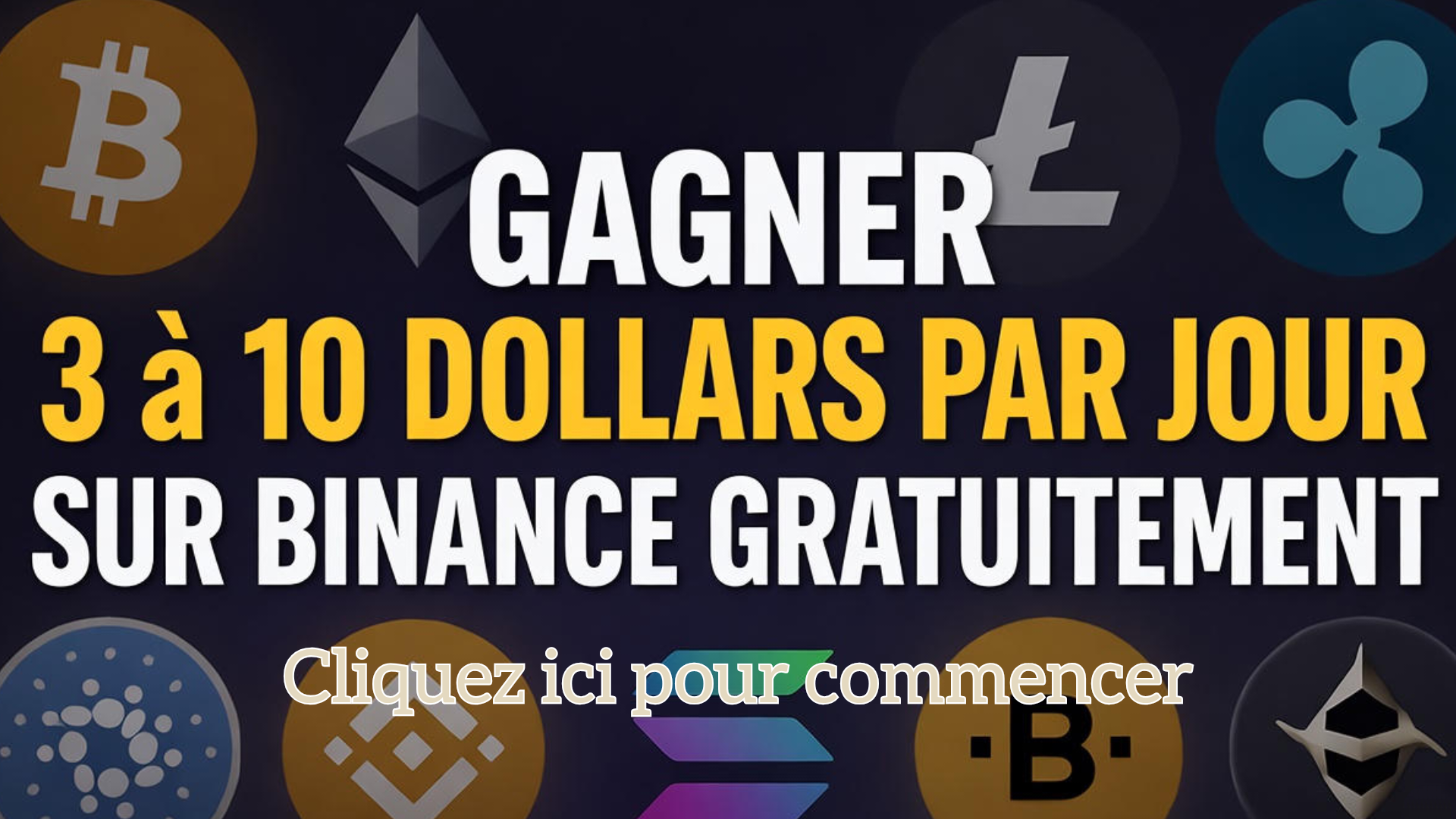 Gagner 3 à 10 Dollars par Jour sur Binance Gratuitement