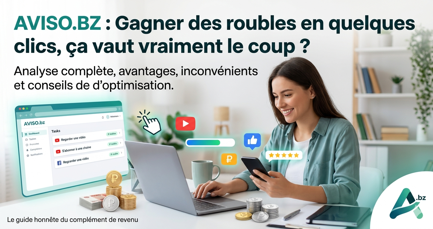 Aviso.bz : Gagner des roubles en quelques clics